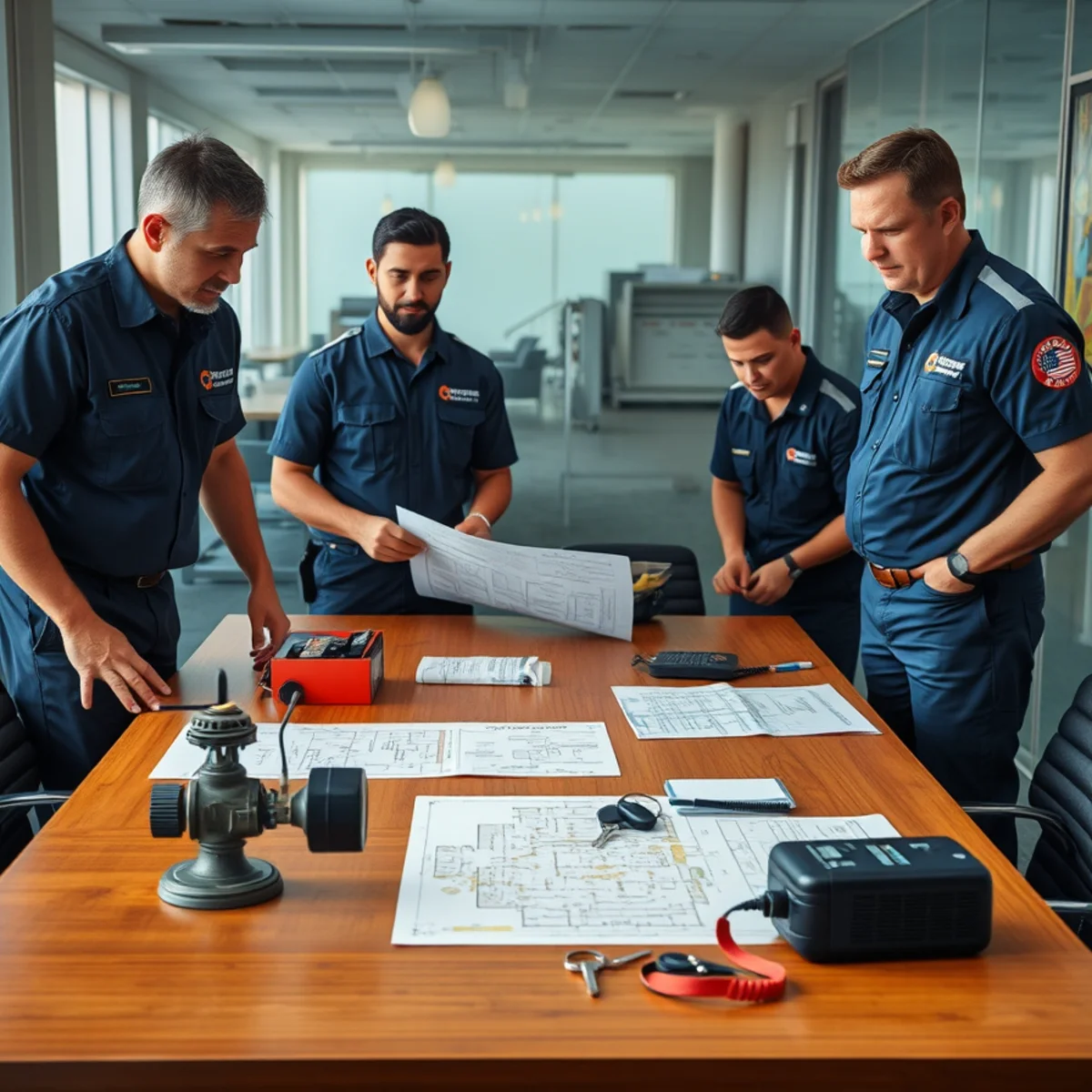 Miami property manager reviewing a commercial water damage emergency plan