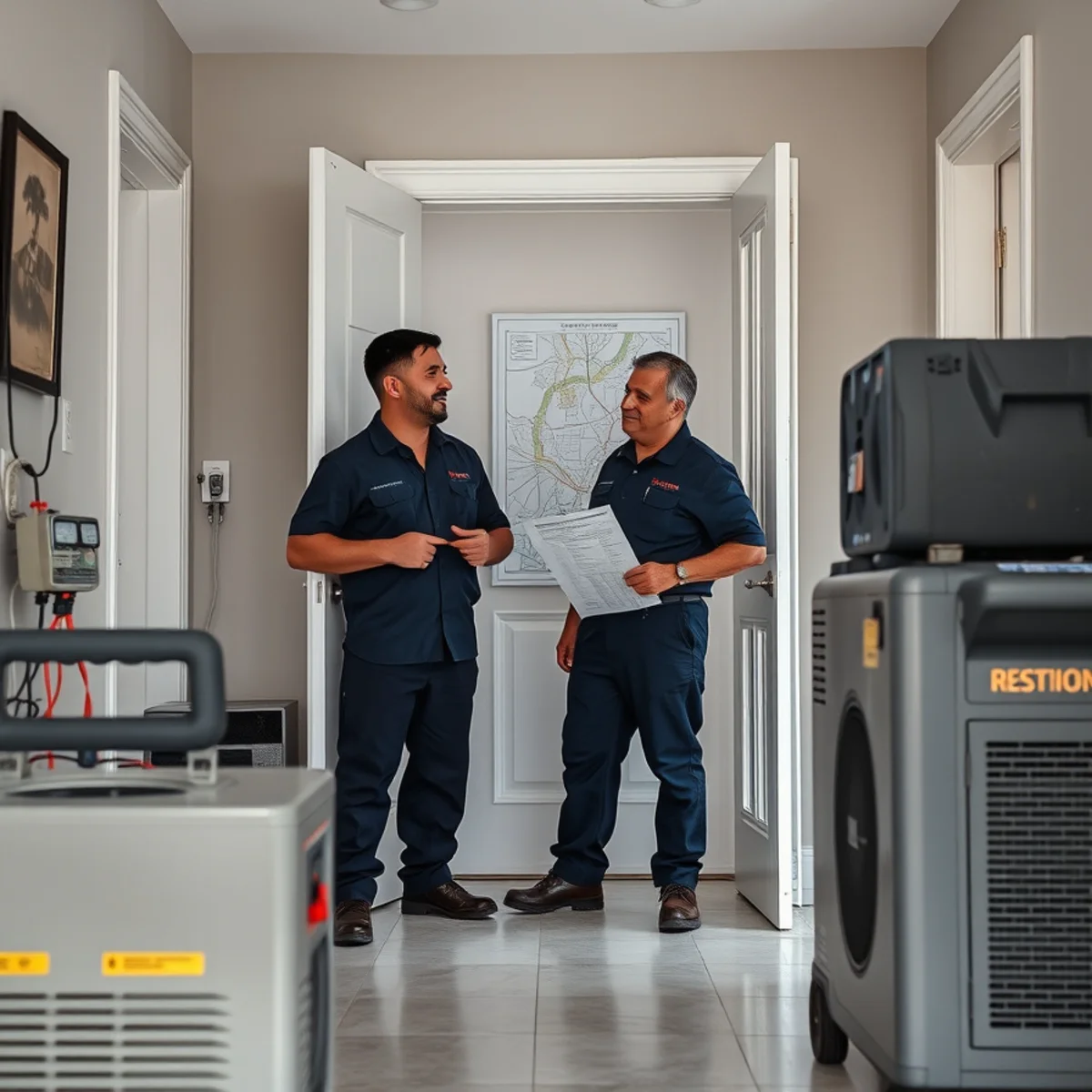 Miami property owner asking a restoration project manager water damage questions