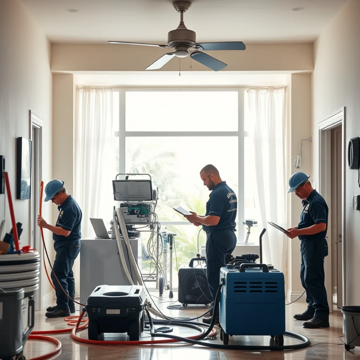 Miami restoration process from moisture inspection through structural drying