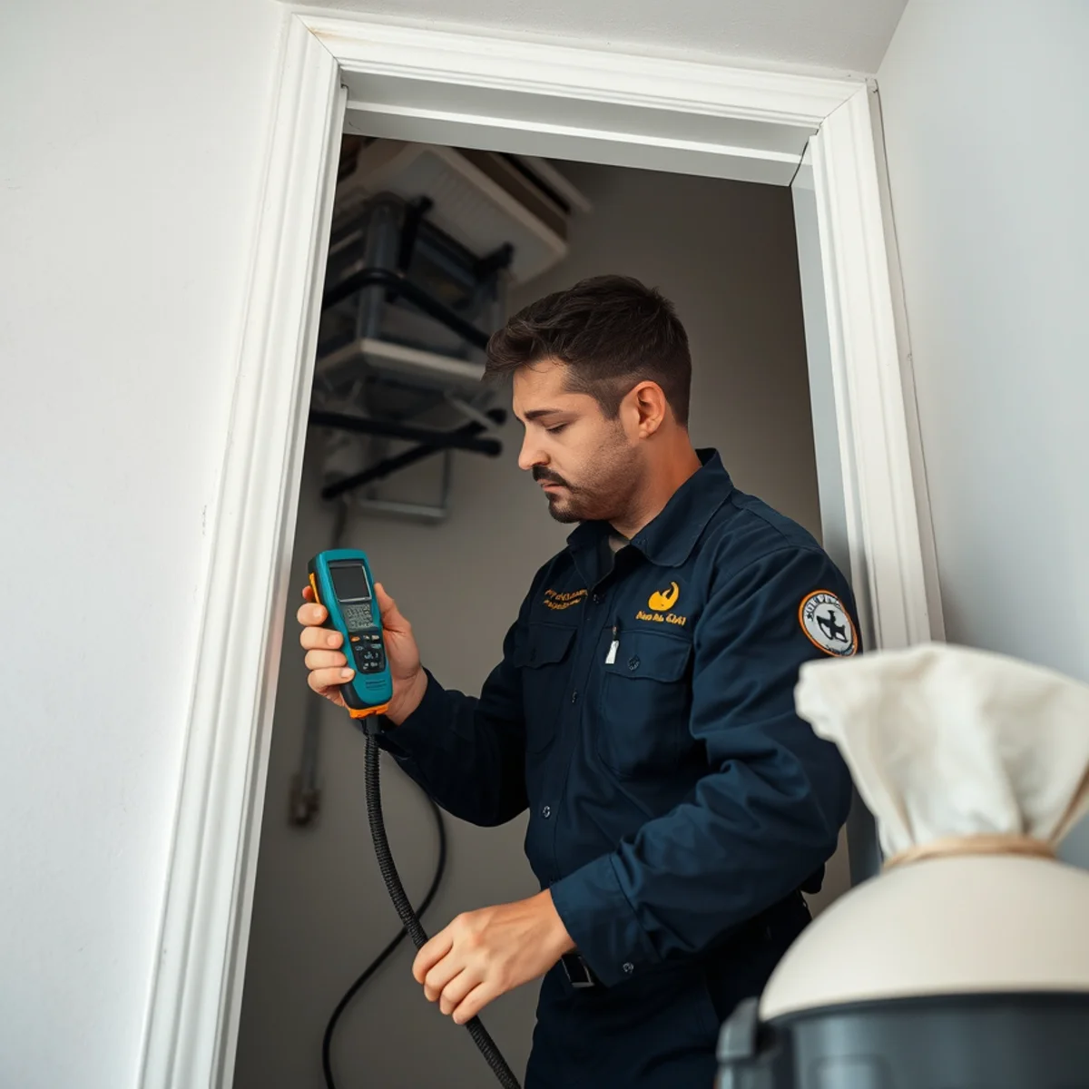 Kendall water damage restoration crew working inside a suburban homes near Dadeland